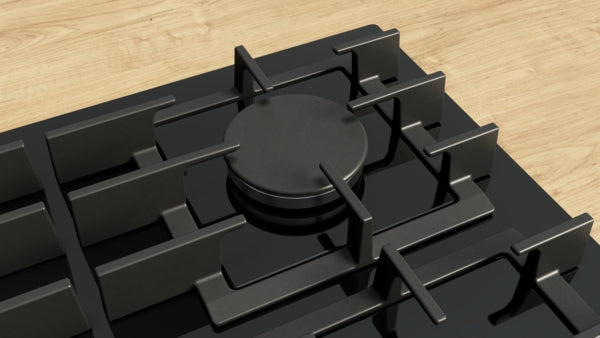 PPM9A6I40 Bosch Series 6, Gas hob, 90 cm, Tempered glass, Black