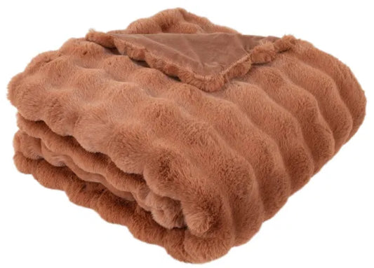 Malini Raffles Orange Throw